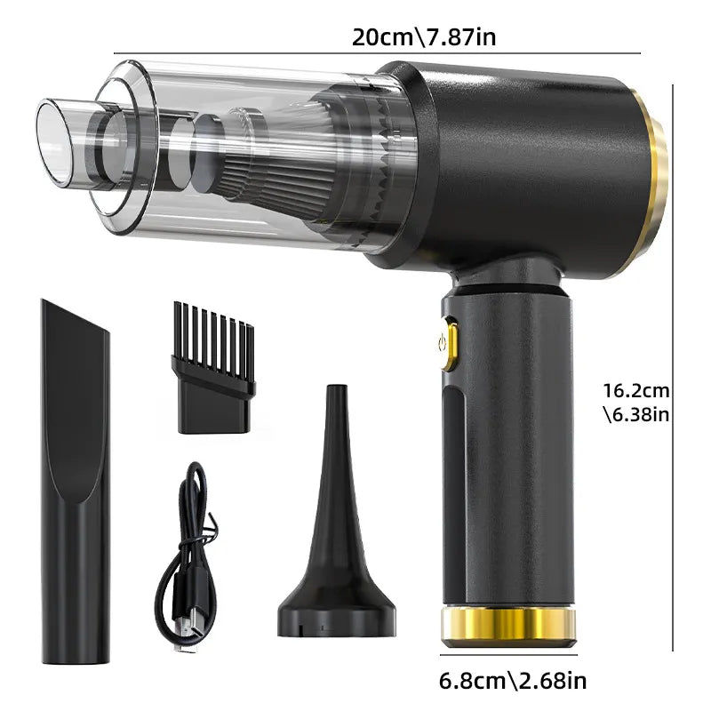 🌪️⚡ 32,000 Pa storm-force suction erases all dirt instantly!