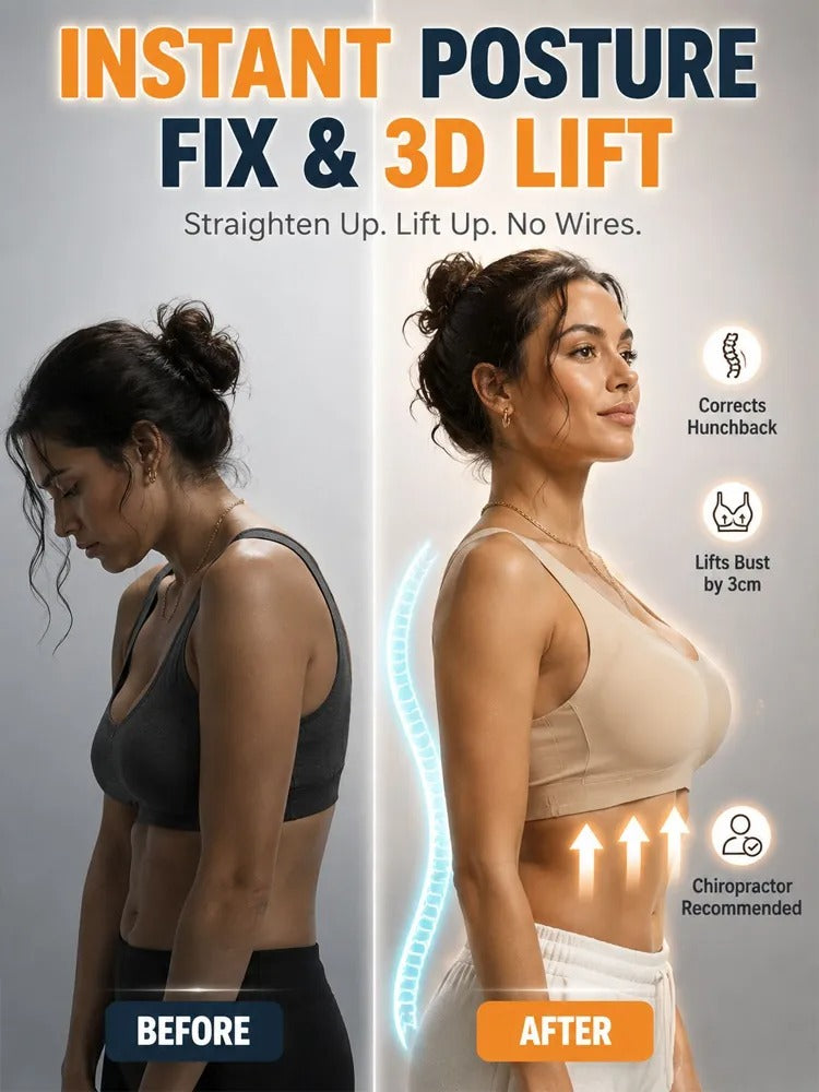 Posture Correcting Seamless Bra | Lifts in 3s & Instantly Smooths Back Fat