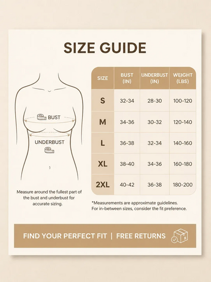 Posture Correcting Seamless Bra | Lifts in 3s & Instantly Smooths Back Fat