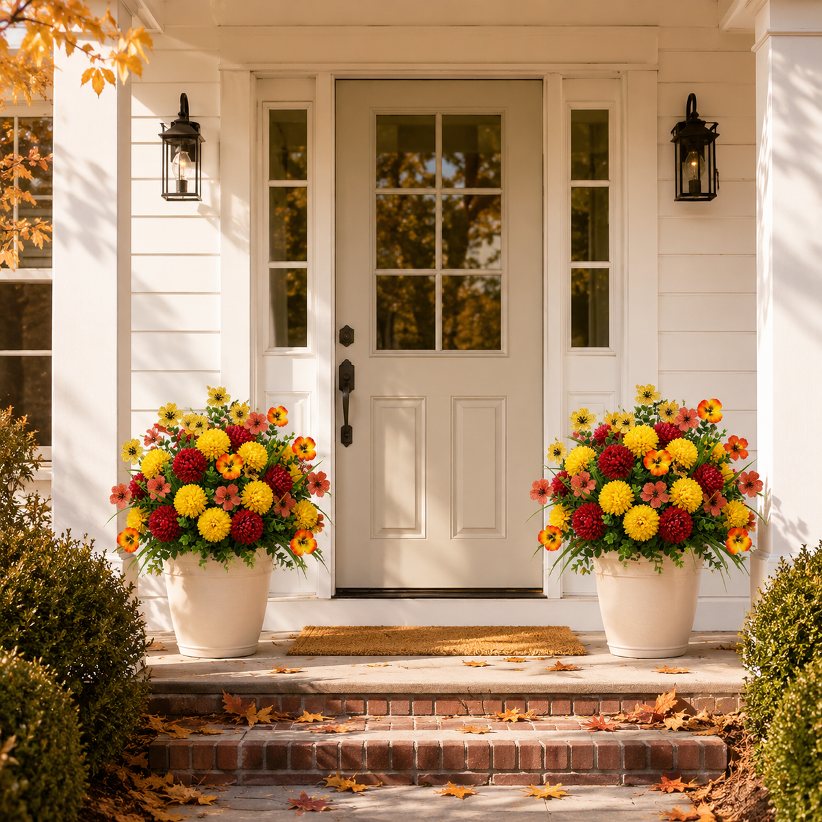 Artificial Fall Flower Set – UV-Resistant, Wind-Resistant & Fade-Resistant