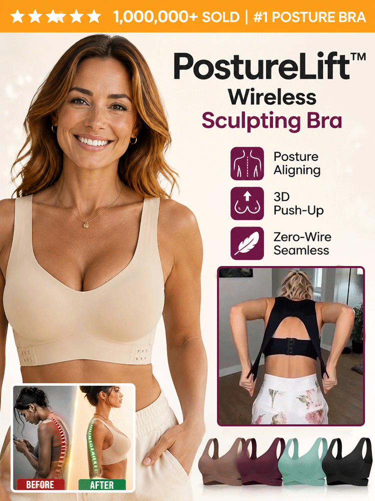 Posture Correcting Seamless Bra | Lifts in 3s & Instantly Smooths Back Fat